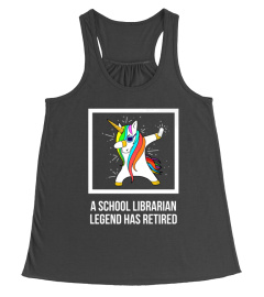 SCHOOL LIBRARIAN UNICORN DAB RETIREMENT NOVELTY TSHIRT - HOODIE - MUG (FULL SIZE AND COLOR)