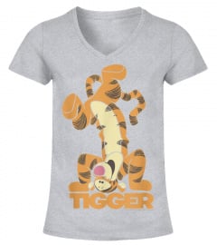 Disney Winnie The Pooh Tigger Upside Down Portrait T-Shirt