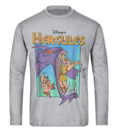 Disney Hercules Hydra Battle Retro Graphic T-Shirt