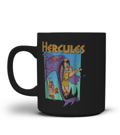 Disney Hercules Hydra Battle Retro Graphic T-Shirt