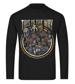 Star Wars The Mandalorian This Is The Way Group Shot Pullover Hoodie