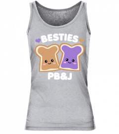 Peanut Butter Girls Besties Cute Pb&J Bff White Text Pullover Hoodie