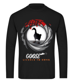 Goose License To Honk - Funny Double Agent Goose Honk Online Long Sleeve T-Shirt