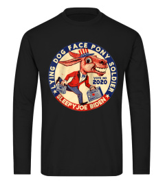 Lying Dog Face Pony Soldier Quid Pro Quo Joe Biden Donkey Raglan Baseball Tee