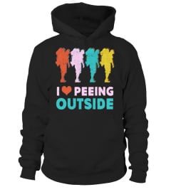 Camping Hiking Gift- I Love Peeing Outside- Hiker