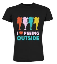 Camping Hiking Gift- I Love Peeing Outside- Hiker