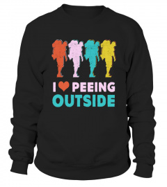 Camping Hiking Gift- I Love Peeing Outside- Hiker