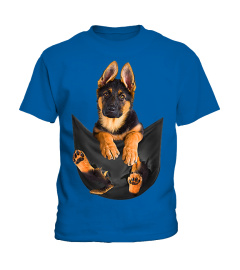 German Shepherd In Pocket Shirt Funny Dog Lover Gifts T-Shirt