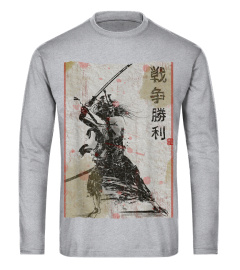 Samurai Bushido Tee Japan Warrior Japanese Retro Art Print T-Shirt