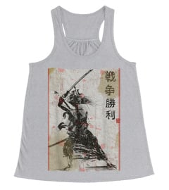 Samurai Bushido Tee Japan Warrior Japanese Retro Art Print T-Shirt