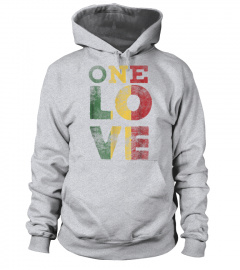 One Love T Shirt Rasta Reggae Men Women Kids Gift Tee Shirts