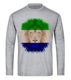 Sierra Leone Lion Pride Leonean Flag Africa Gift Sweatshirt