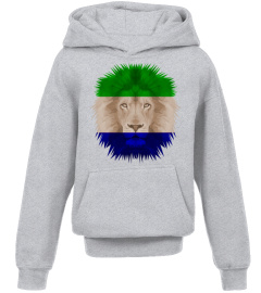 Sierra Leone Lion Pride Leonean Flag Africa Gift Sweatshirt