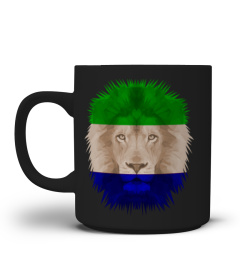 Sierra Leone Lion Pride Leonean Flag Africa Gift Sweatshirt