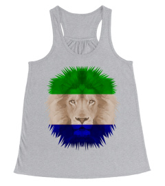 Sierra Leone Lion Pride Leonean Flag Africa Gift Sweatshirt