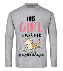 This Girl Loves Her Bearded Dragon Lizard T-Shirt