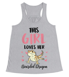 This Girl Loves Her Bearded Dragon Lizard T-Shirt