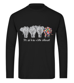 Elephant It's Ok To Be A Little Different Shirt