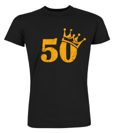 50th Birthday Crown King Queen T-Shirt Unisex