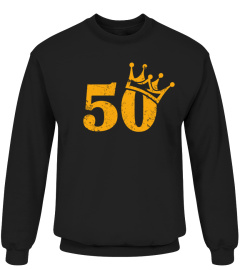 50th Birthday Crown King Queen T-Shirt Unisex