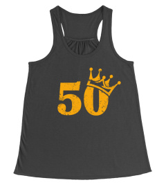 50th Birthday Crown King Queen T-Shirt Unisex