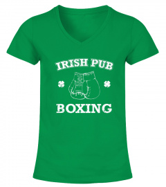 Funny St. Patrick's Day T-Shirt Irish Pub Boxing