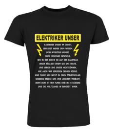 Elektriker unser DRUCK VORNE