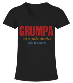 Official grumpa like a regular grandpa only grumpier shirt