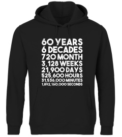 60 YEARS Birthday Tee