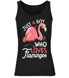 Just A Boy Who Loves Flamingos T shirt Pink Flamingo Lovers