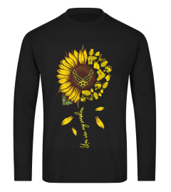 Sunflower You Are My Sunshine Us Air Force T-Shirt