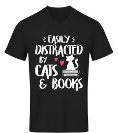 Easily distracted by cats and books