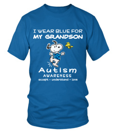 I wear blue for my Grandson