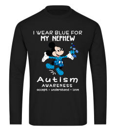 Mickey wear blue for my nephew autism awareness