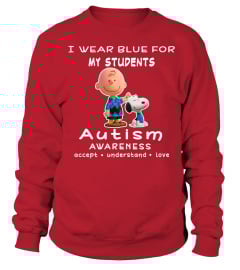 Charlie Brown snoopy for my students autism awareness