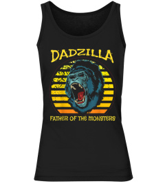 Dadzilla Retro Sunset Gorilla Father Of The Monsters