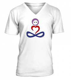 T-Shirt Col V Méditation N°3