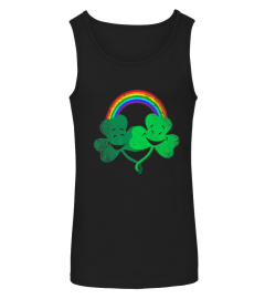 LGBT Rainbow Lucky Shamrock Saint Patricks Day T Shirt