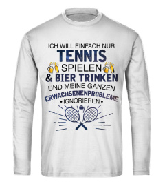 Ich will einfach nur Tennis spielen  und Bier trinken