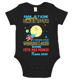 Papa, je t'aime jusqu'à la lune et retour,