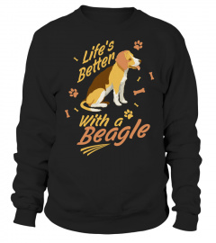 Dogs Beagle Shirts Life's Better With Beagle T-shirts Hoodies Sweatshirts