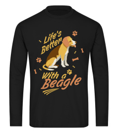 Dogs Beagle Shirts Life's Better With Beagle T-shirts Hoodies Sweatshirts