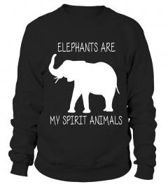Elephant T shirts Elephants Are My Spirit Animals Hoodies Sweatshirts