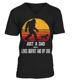 Mens Bigfoot for Dad & Dog on Fathers Day