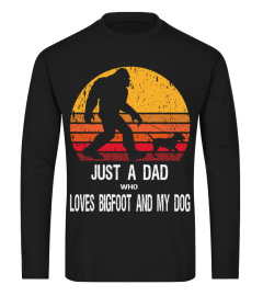 Mens Bigfoot for Dad & Dog on Fathers Day