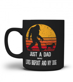 Mens Bigfoot for Dad & Dog on Fathers Day