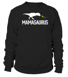 Mamasaurus LGBT Mom Rainbow T Rex Premium
