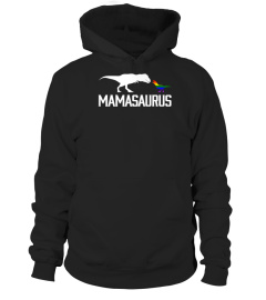 Mamasaurus LGBT Mom Rainbow T Rex Premium