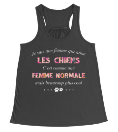 Je suis une femme qui aime les chiens