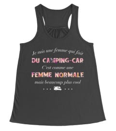 Je suis une femme qui fait du camping-car